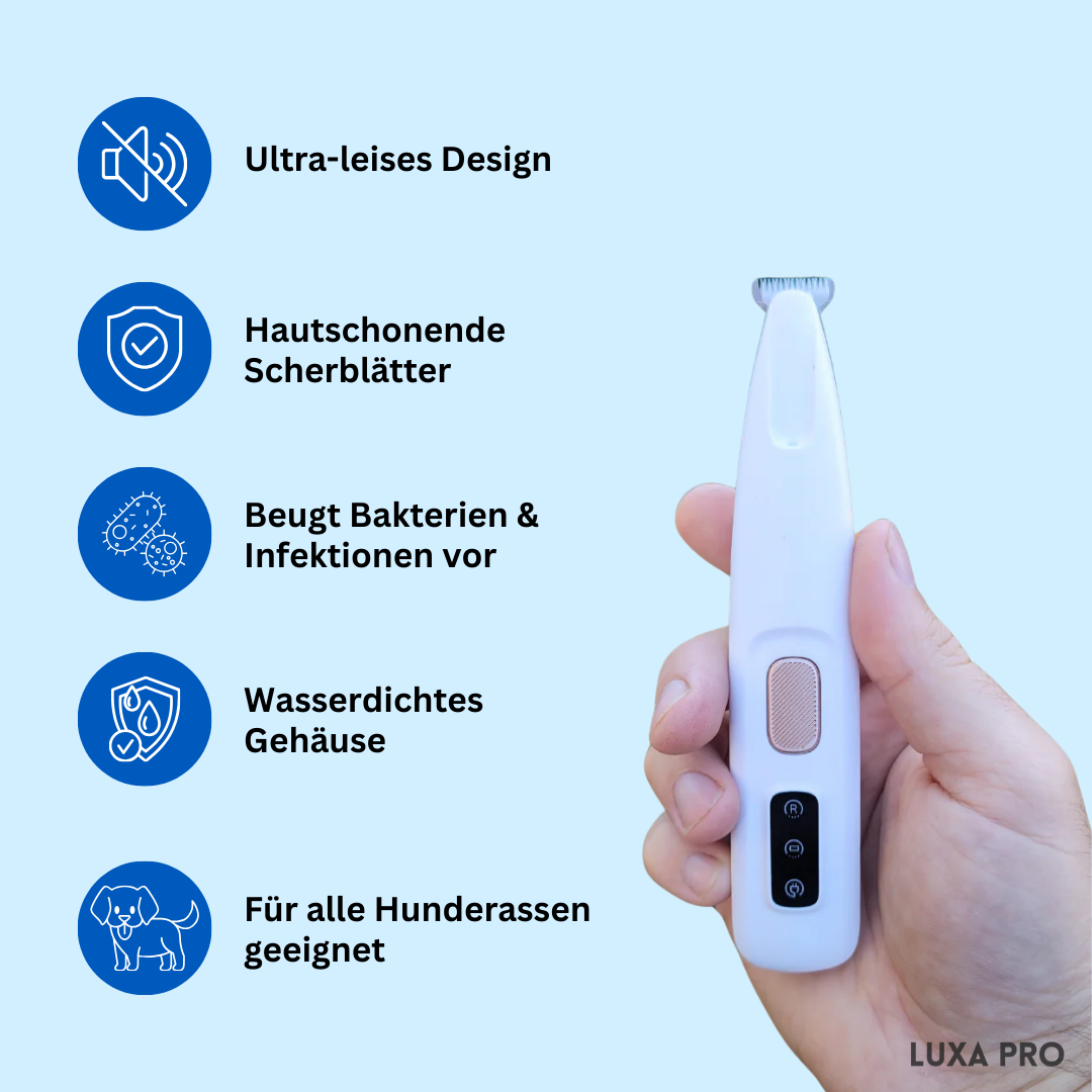 Luxa Pro™ Leiser Pfotentrimmer für Hunde