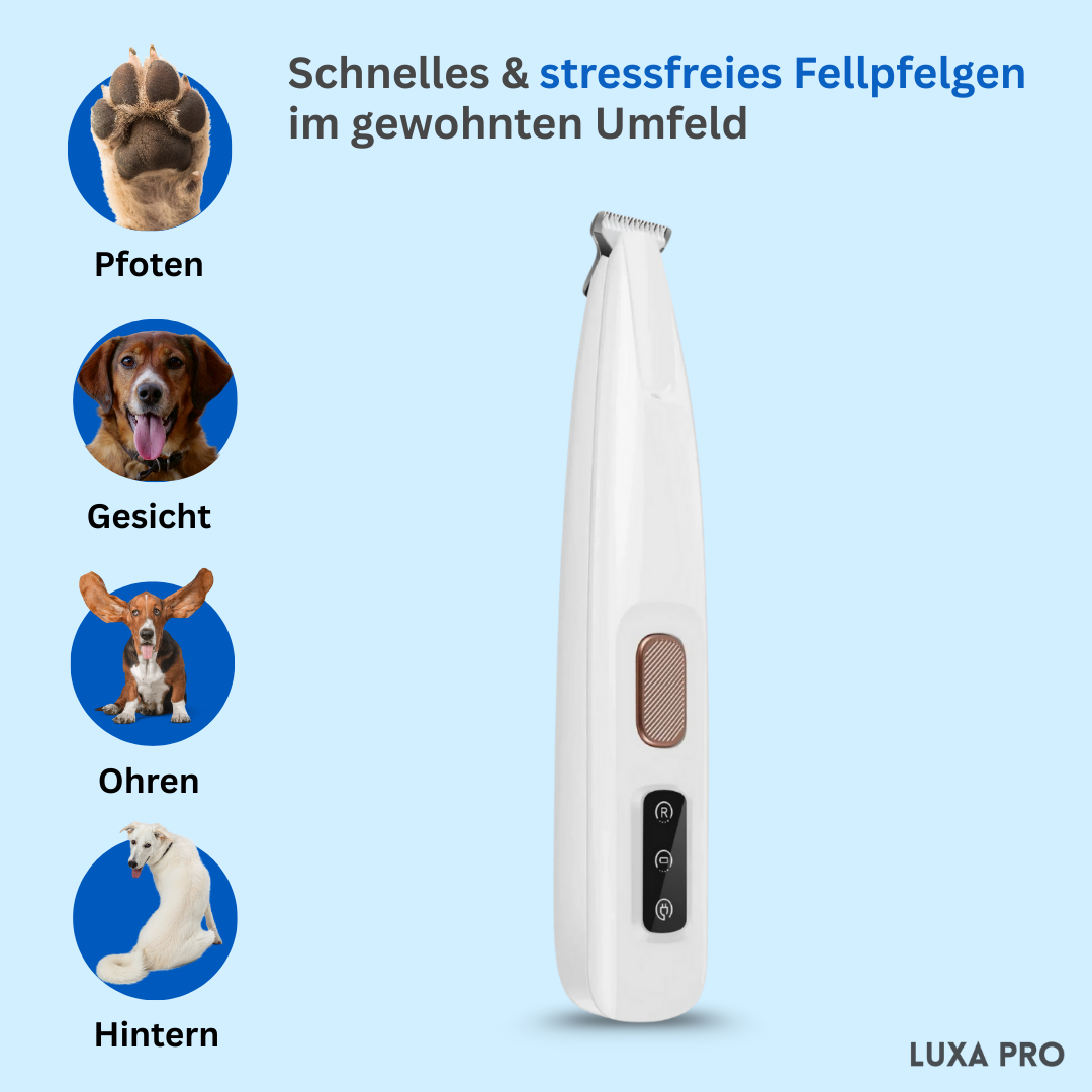 Luxa Pro™ Leiser Pfotentrimmer für Hunde