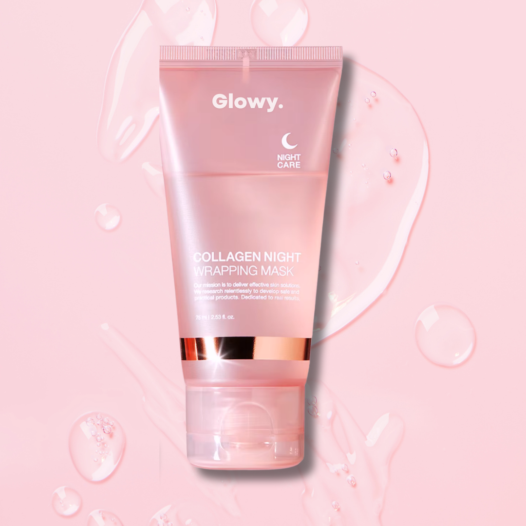 Glowy Kollagen Maske für strahlende Haut