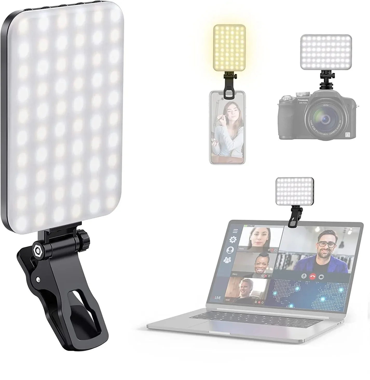 Glow Clip™ High Powered Portable Fill Light