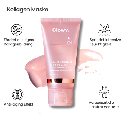 Glowy Kollagen Maske für strahlende Haut