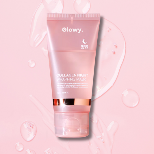 Glowy Kollagen Maske für strahlende Haut